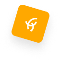 icone fond jaune logo Key predict
